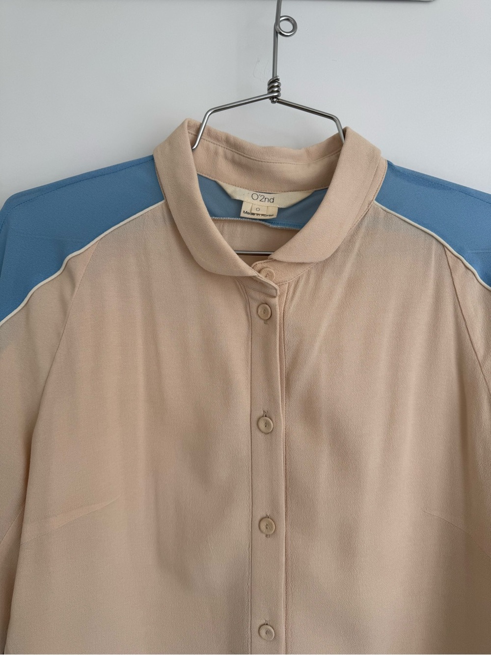 O’2nd Two-Tone Blouse - Picture 3 of 3